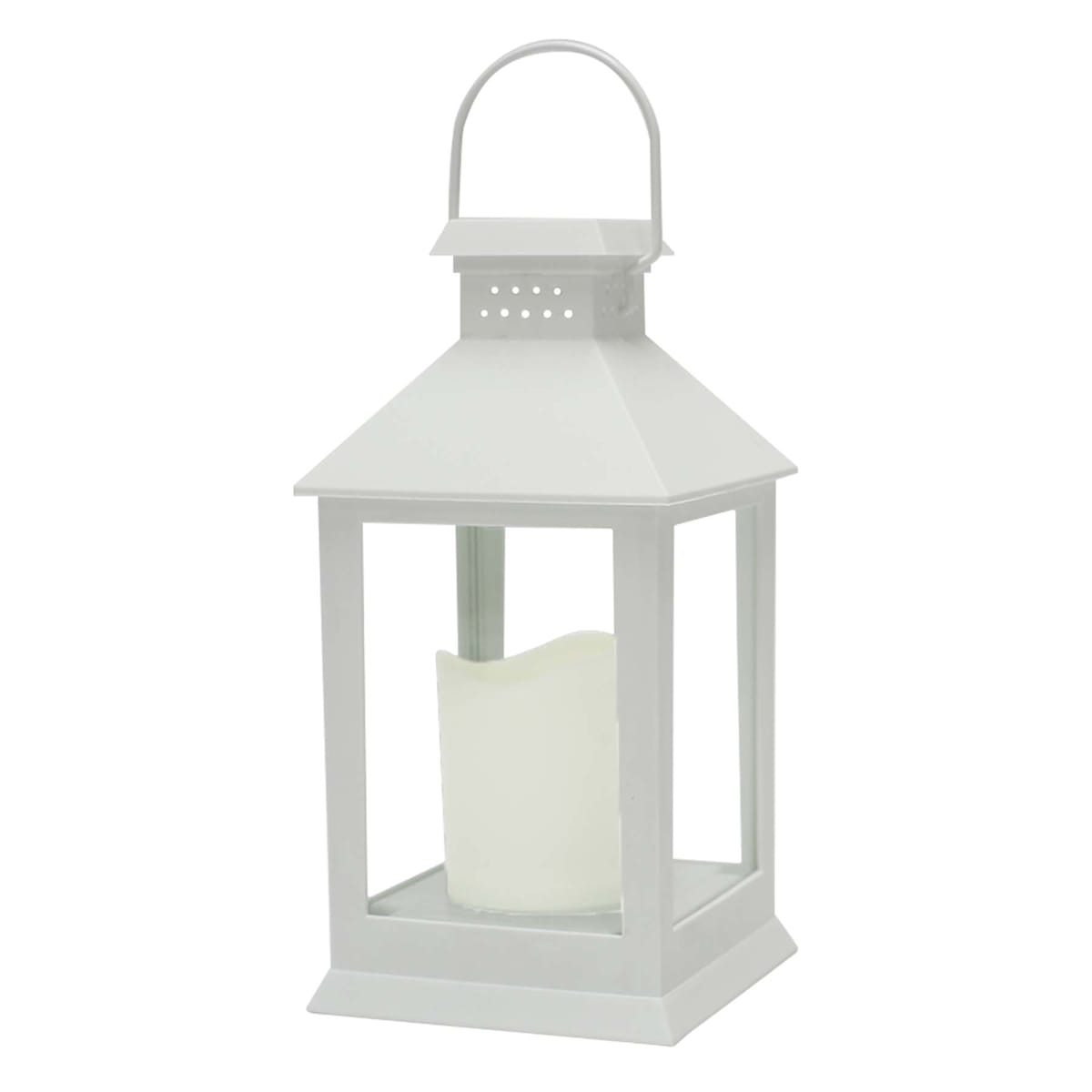 White lantern outdoor top