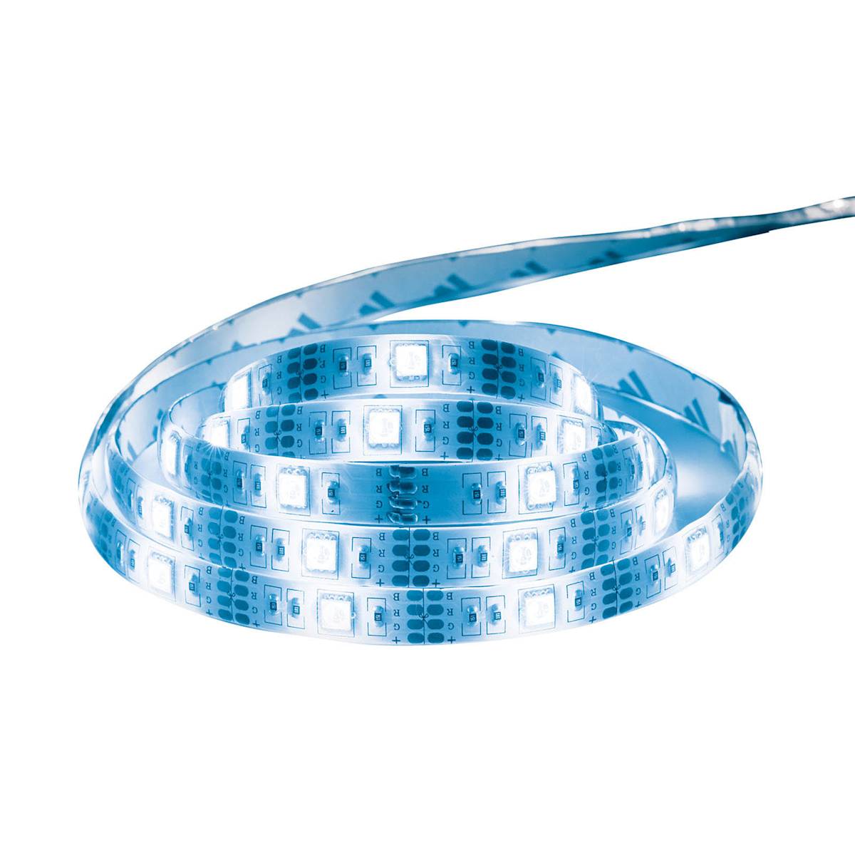 Merkury Innovations Flexglo Beat Strip Light with Sound Sync 6.6ft Long with Remote Control