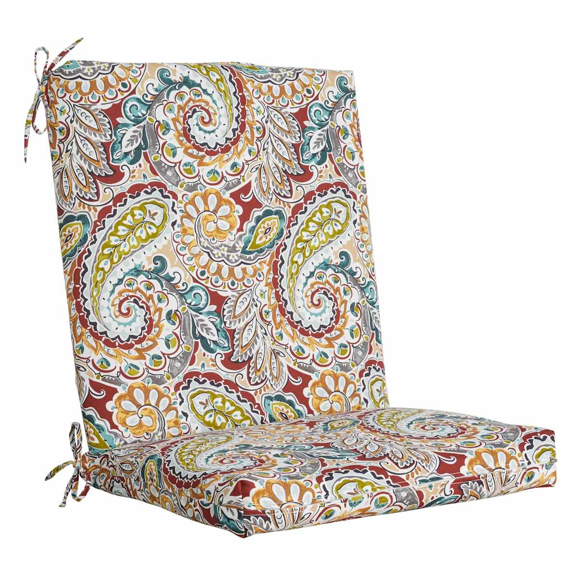 Paisley outdoor chair cushions discount