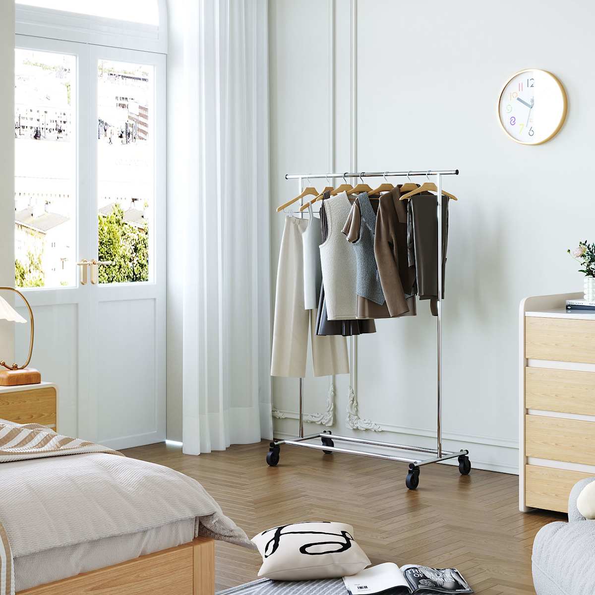 Collapsible garment rack deals