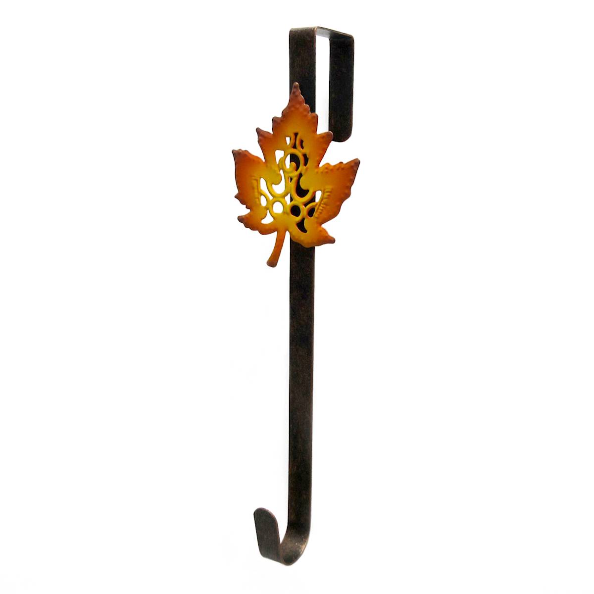 Metal Maple Leaf Over the Door Wreath Hanger 15in At Home