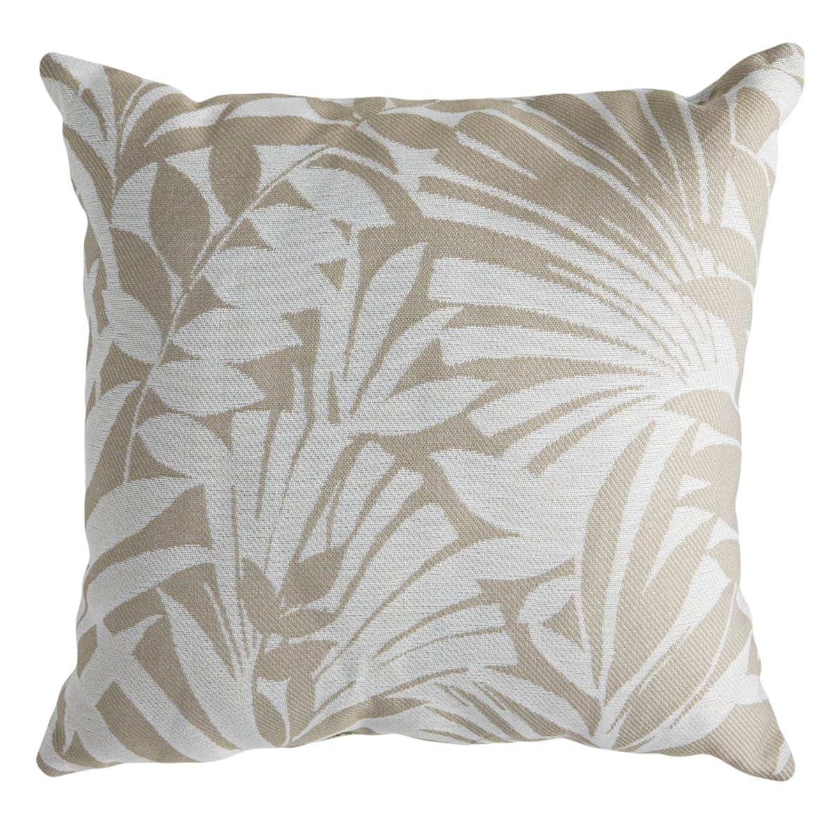 Natural royal palm premium oversized square outdoor pillow At Home