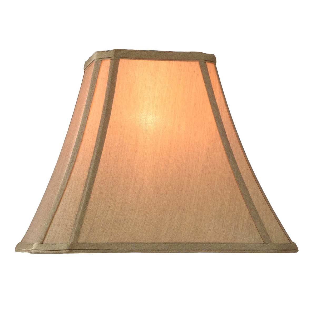 Square linen lamp shade on sale