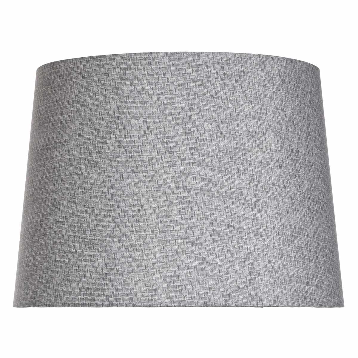 Dark grey drum lampshade top