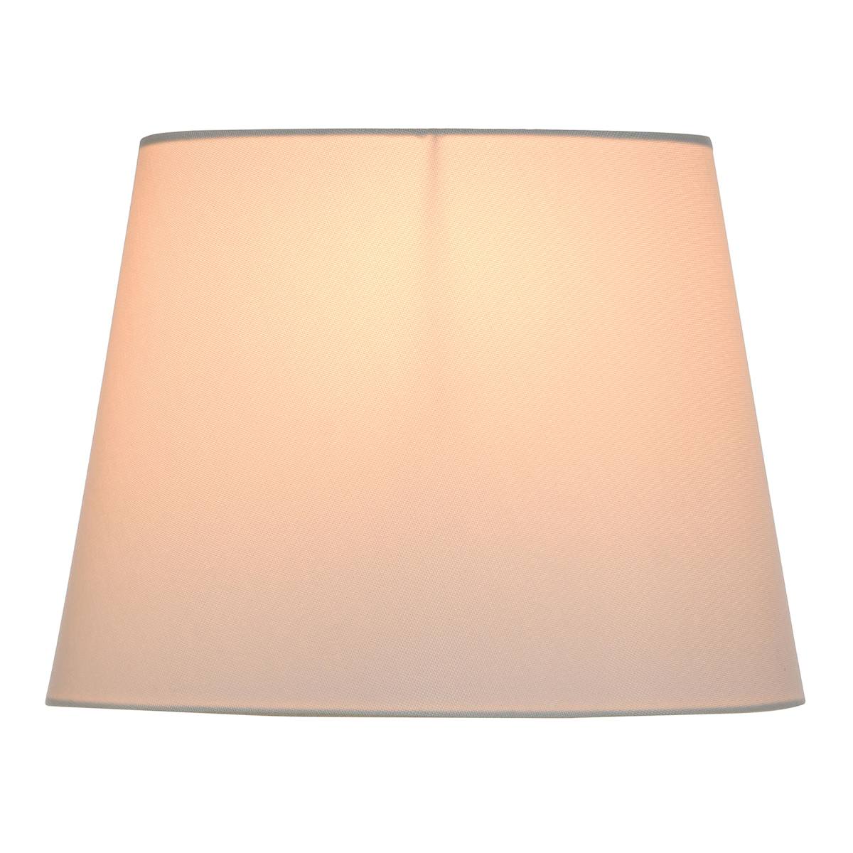White Oval Tapered Table Lamp Shade 9