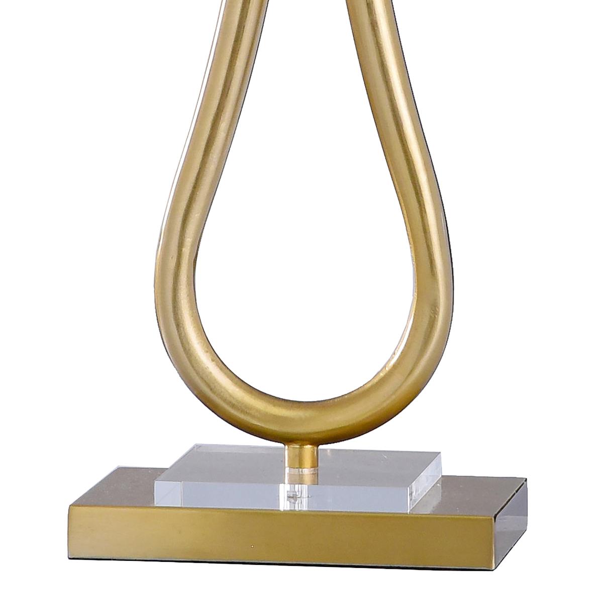 Gold metal lamp base 2025