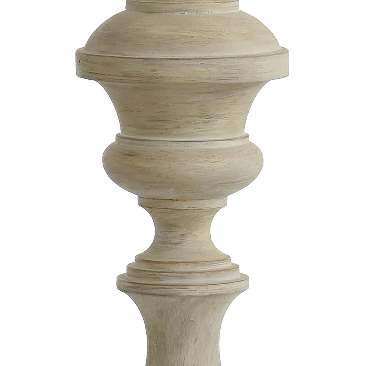 White Spindle Table Lamp Base 22