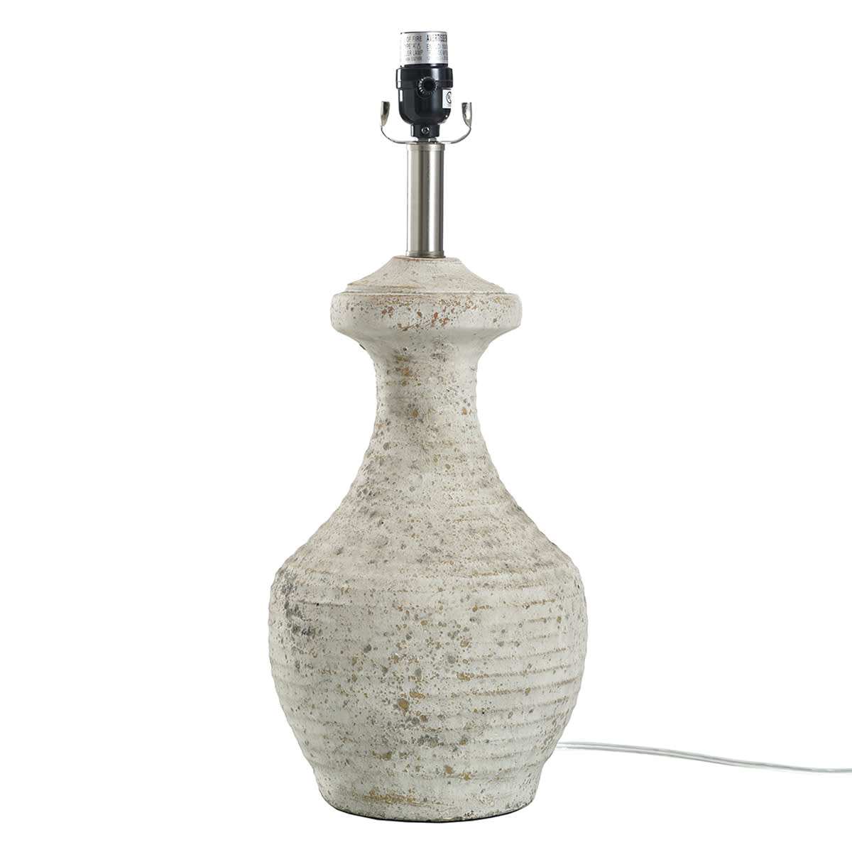 White cement table lamp 2025