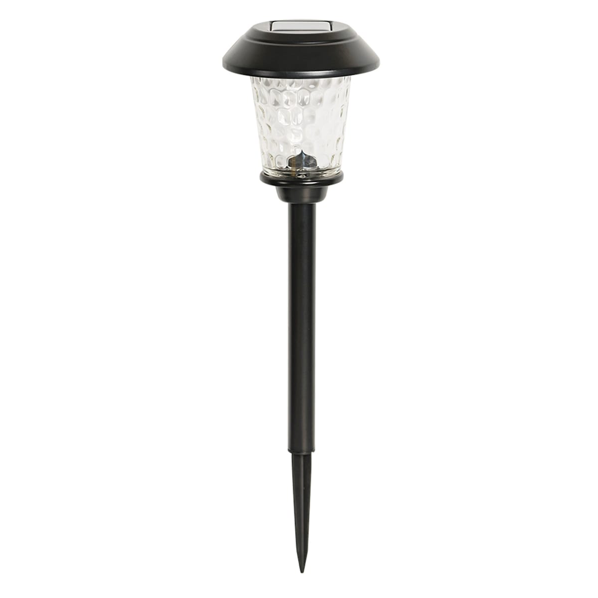 Black metal solar pathway lights cheap