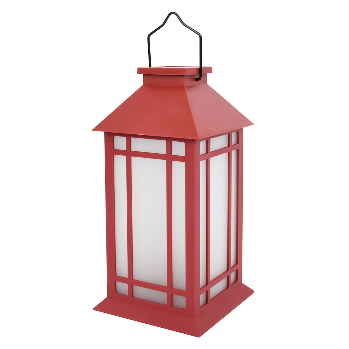 Red outdoor solar lantern sale