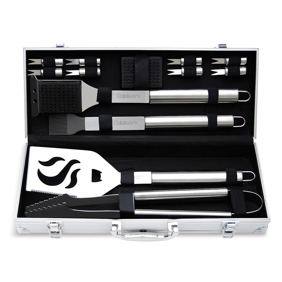 Cuisinart 14 Piece Deluxe Stainless Steel Grill Tool Set