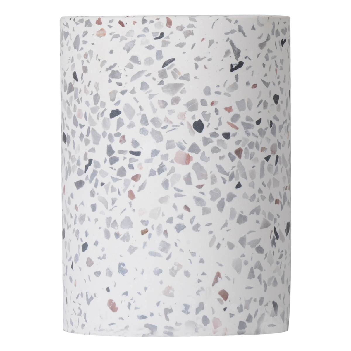 White Terrazzo Lamp Base 5.5