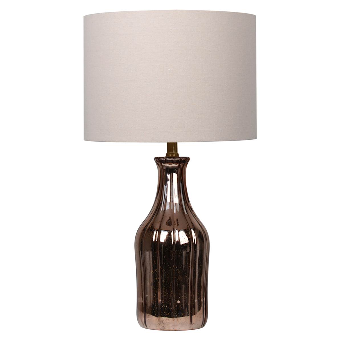 Tracey Boyd Copper Mercury Glass Medium Lamp with Shade 19