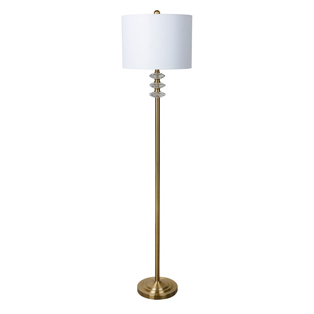Satin brass floor lamp deals