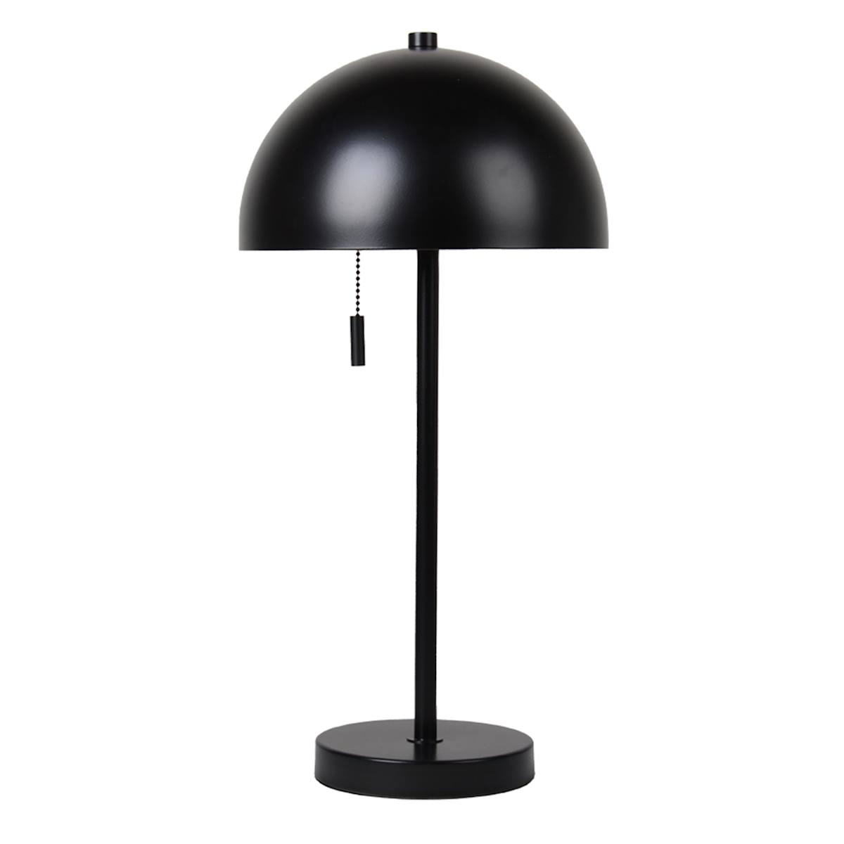 Black Metal Dome Small Lamp, 20