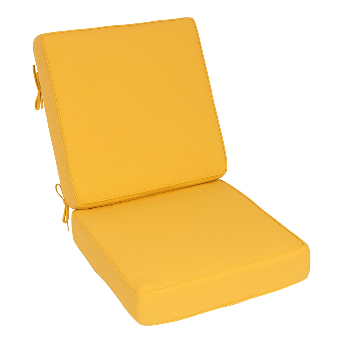Yellow outdoor cushion set discount