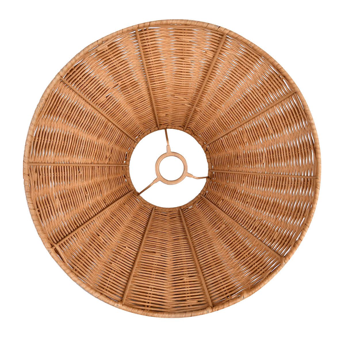 Natural rattan accent lamp shade hot sale