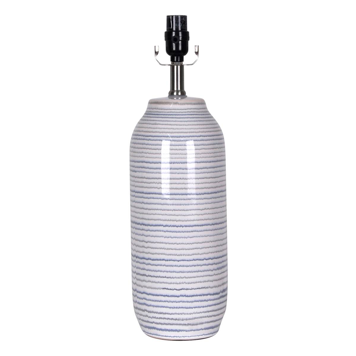 Striped lamp base hot sale