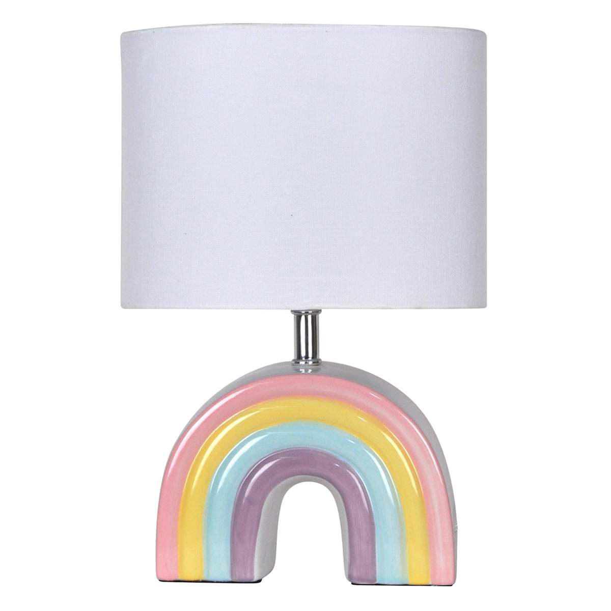 Tiny Dreamers Rainbow Ceramic Lamp with Shade 13