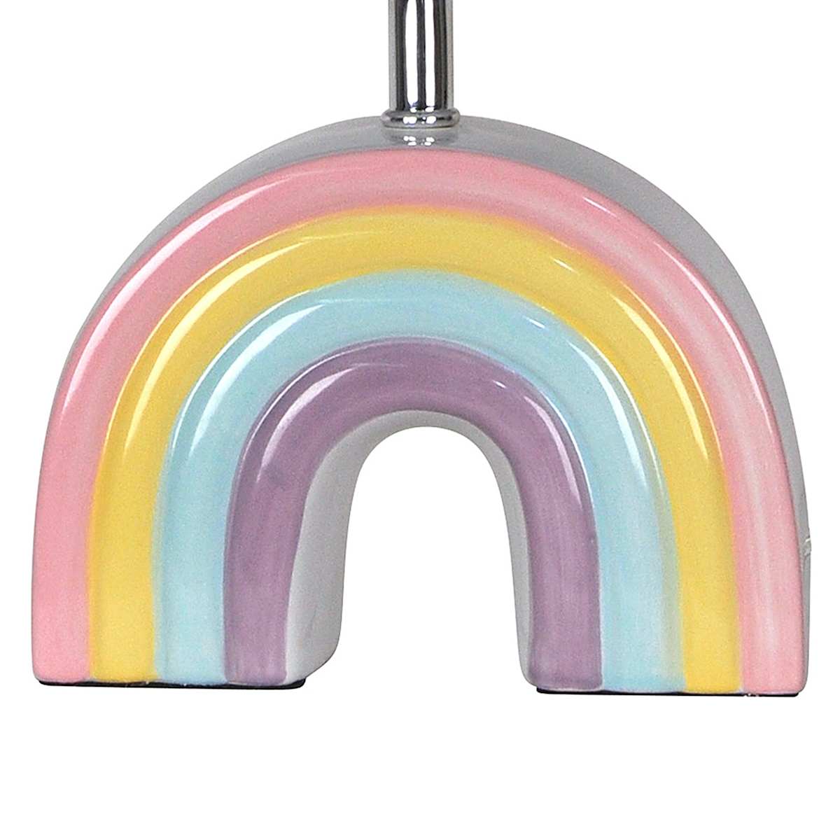 Tiny Dreamers Rainbow Ceramic Lamp with Shade, 13