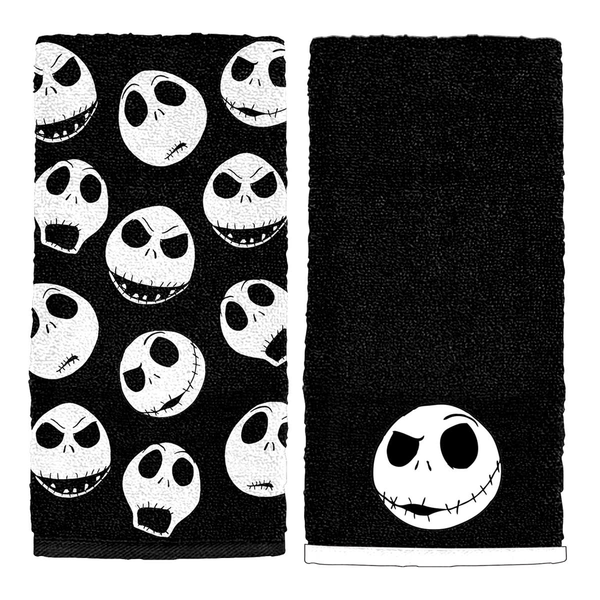 2 Pack Jack Skellington Hand Towels 15x26 Halloween Decor At Home