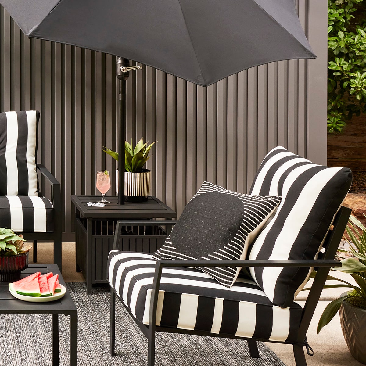 Patio umbrella and matching cushions shop