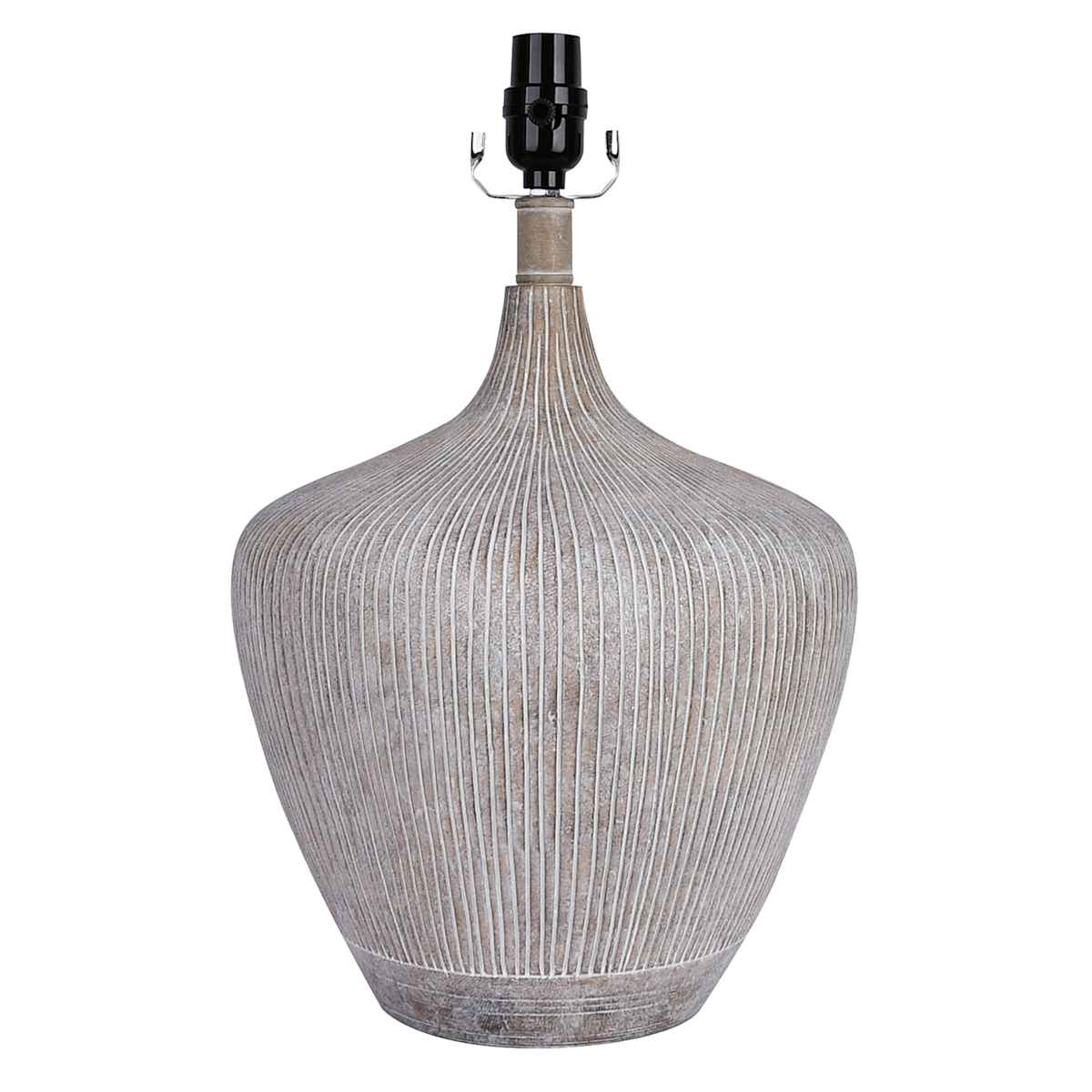 Oversized lamp base top