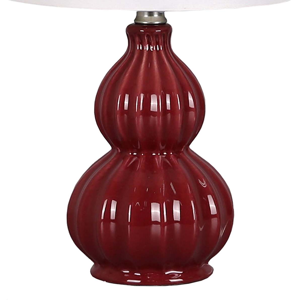 Providence Pomegranate Double Gourd Ceramic Mini Lamp with Shade 13