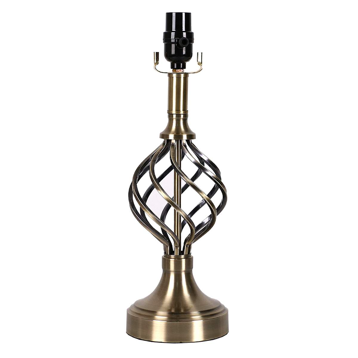 Gold Metal Spiral Lamp Base 16