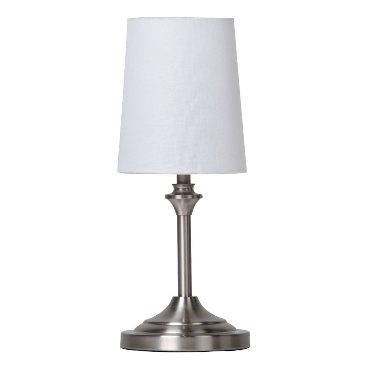 Silver Metal Mini Lamp with Shade 13