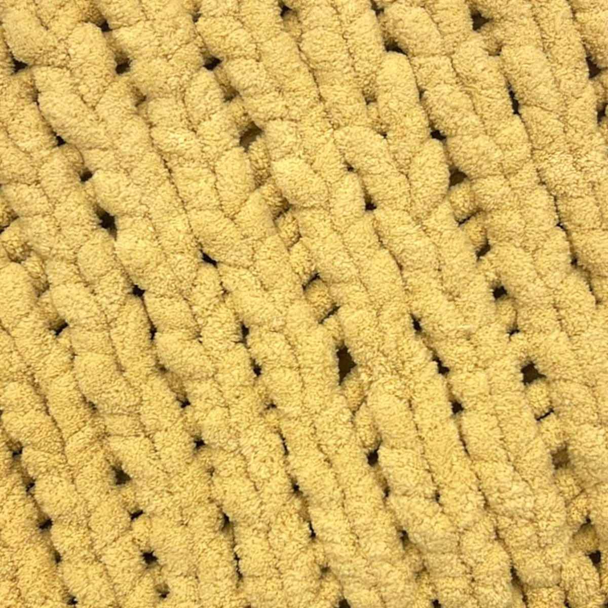 Honeybloom Yellow Chunky Knit Throw Blanket 50x60