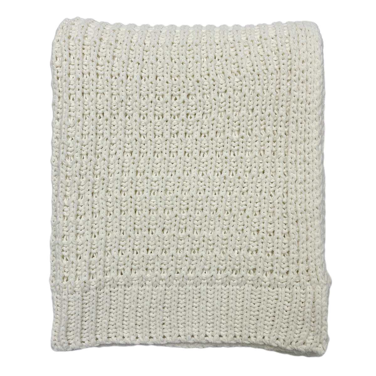 Ivory chenille throw hotsell