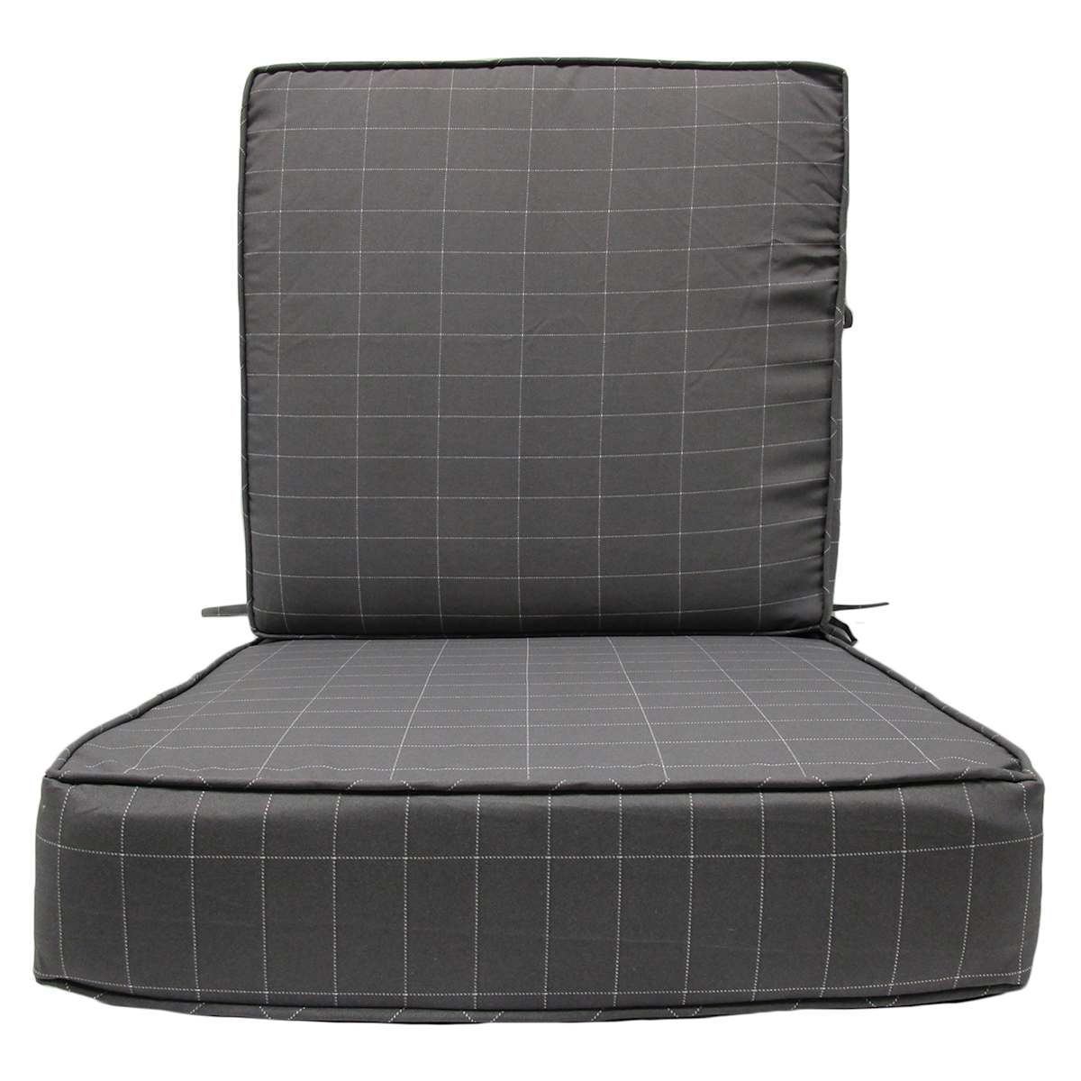 Crosby st. 2 piece checkered print outdoor deep seat cushion At Home