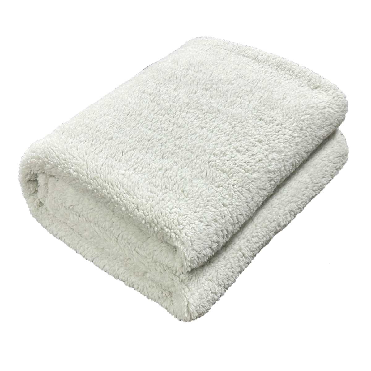 Light Grey Sherpa Throw Blanket 50x60