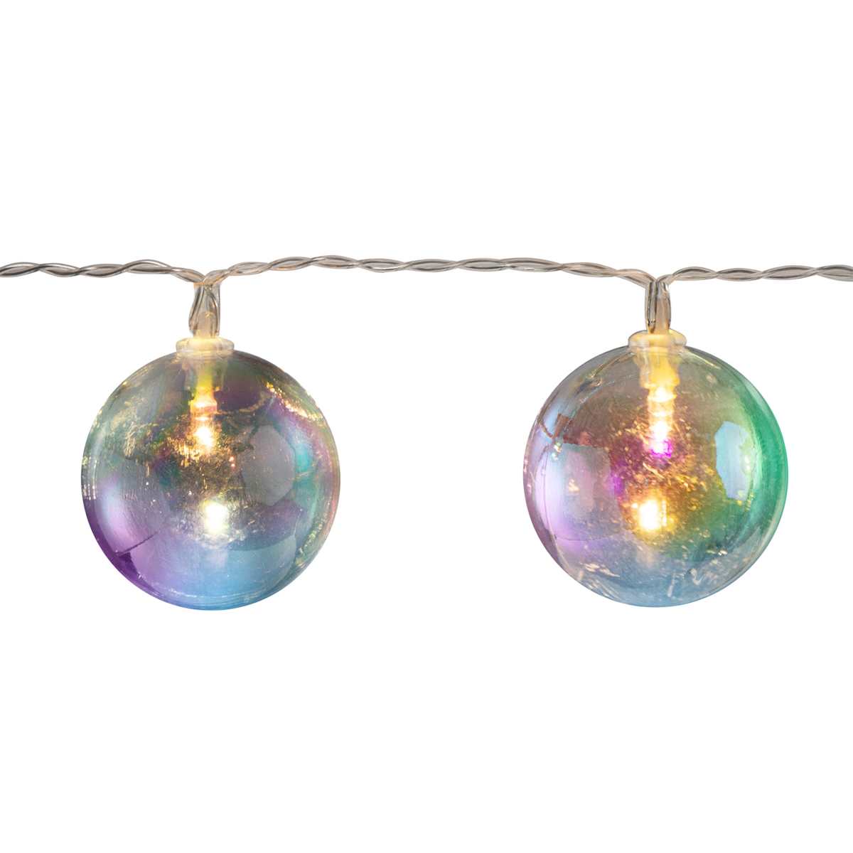 Glass ball string lights discount