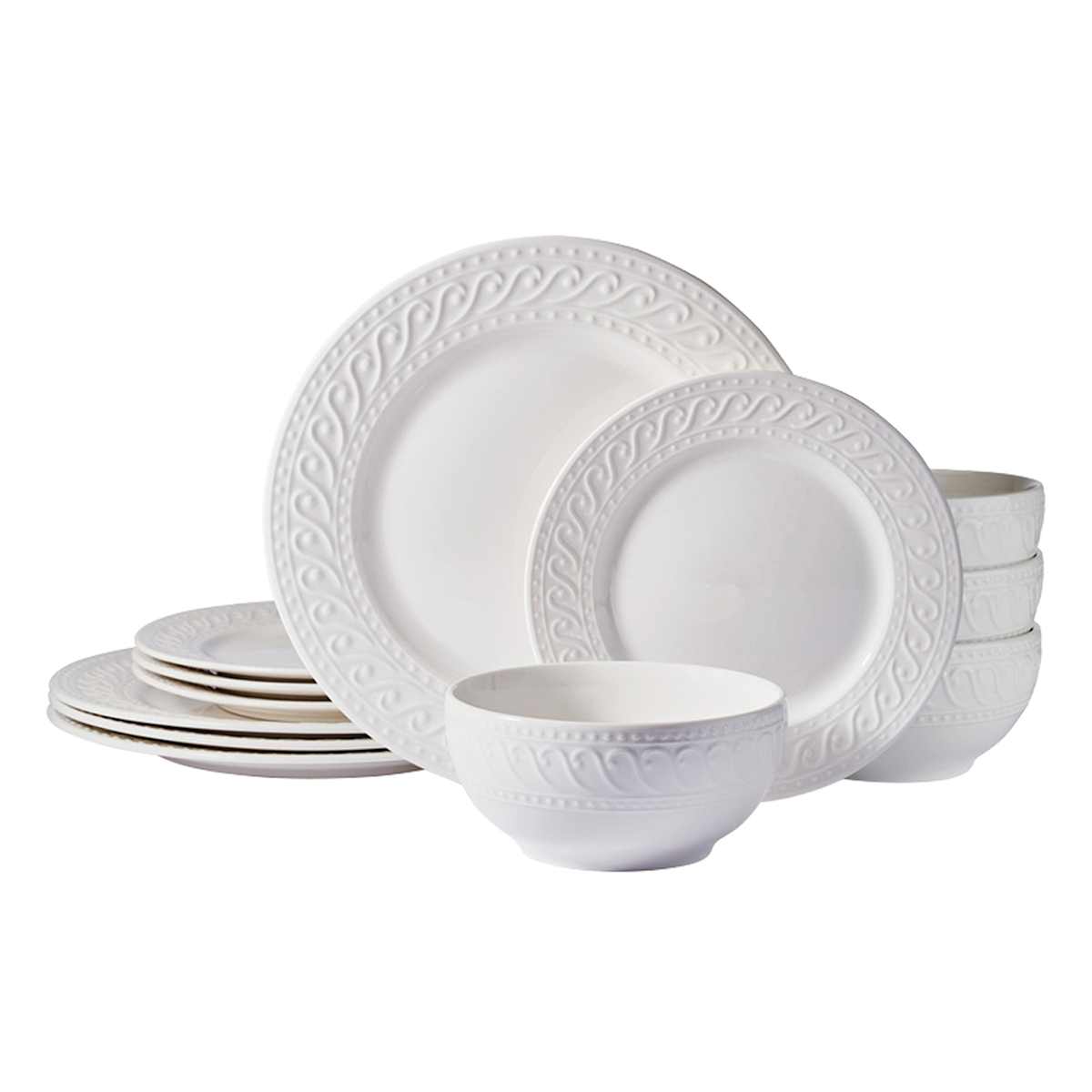Pfaltzgraff 12Pc Sylvia Dinnerware Set