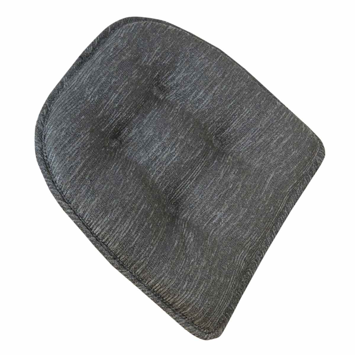Clarity Grey Gripper Dining Chair Cushion with Non Skid Material
