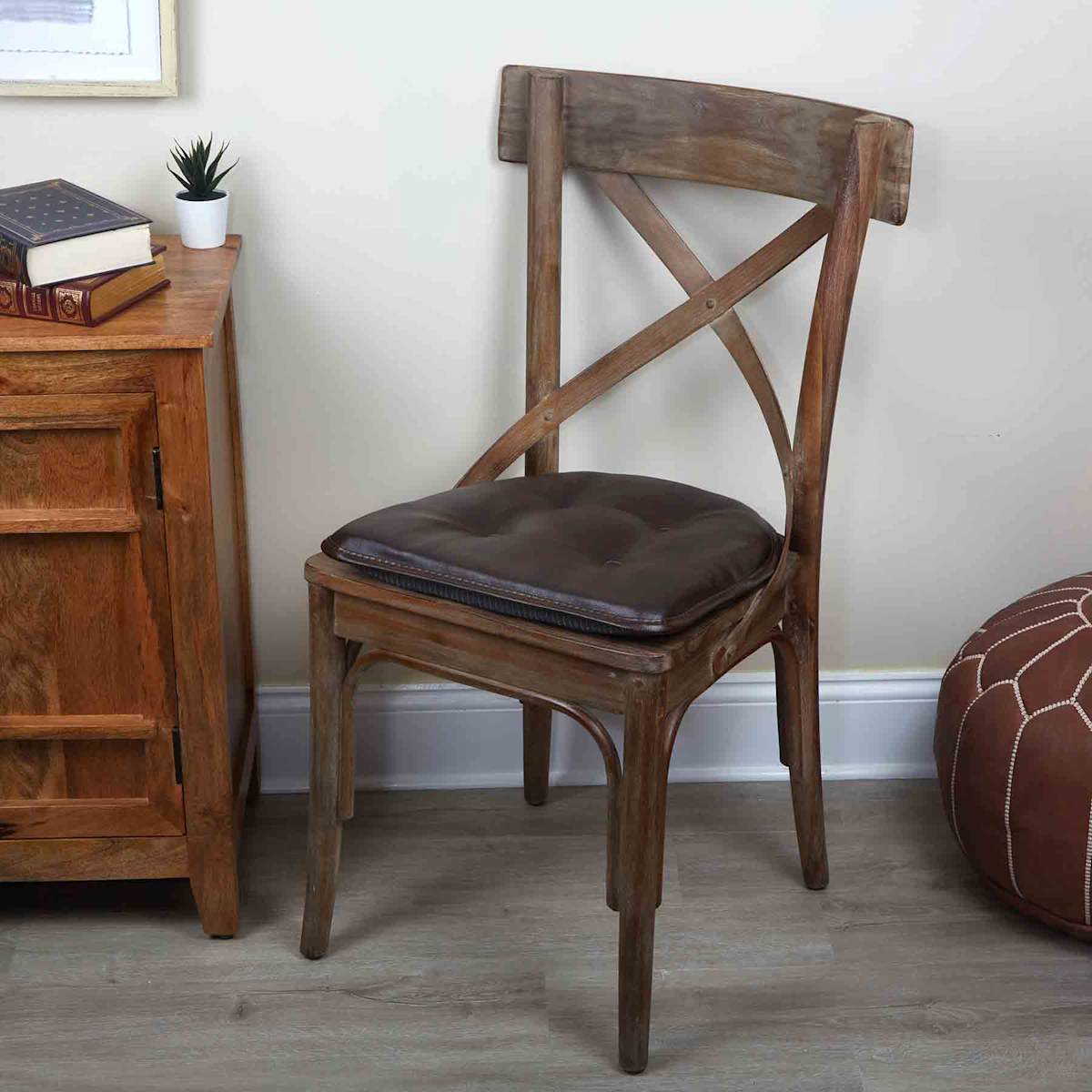 St Germ Gripper Dining Chair Cushion with Non Skid Material