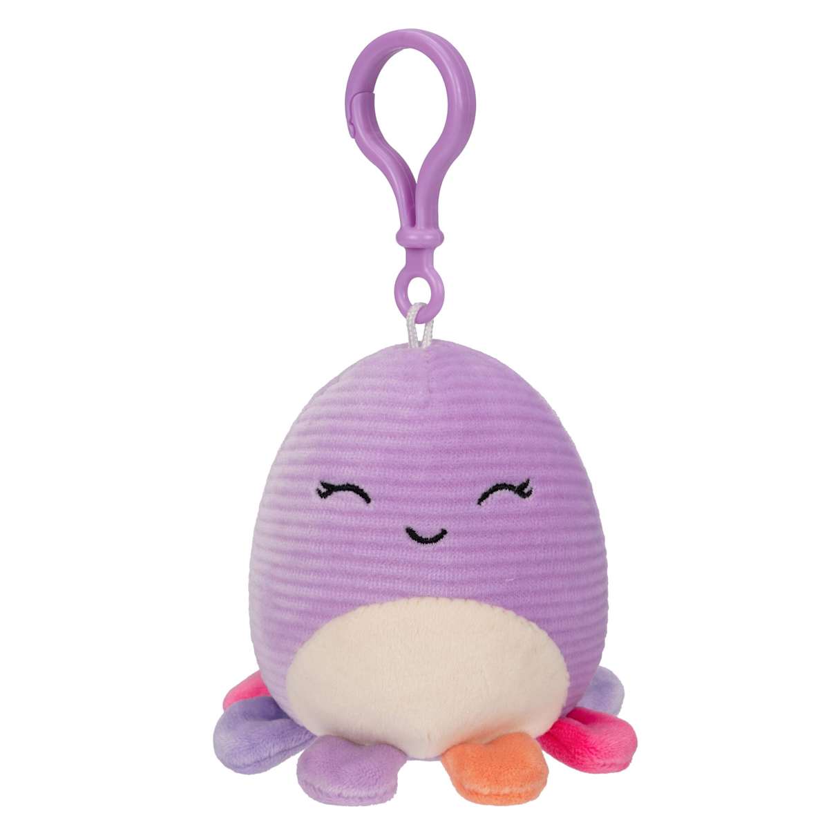 Sm 3.5 Inch Squish Corduroy Sealife Asst Clip-Ons