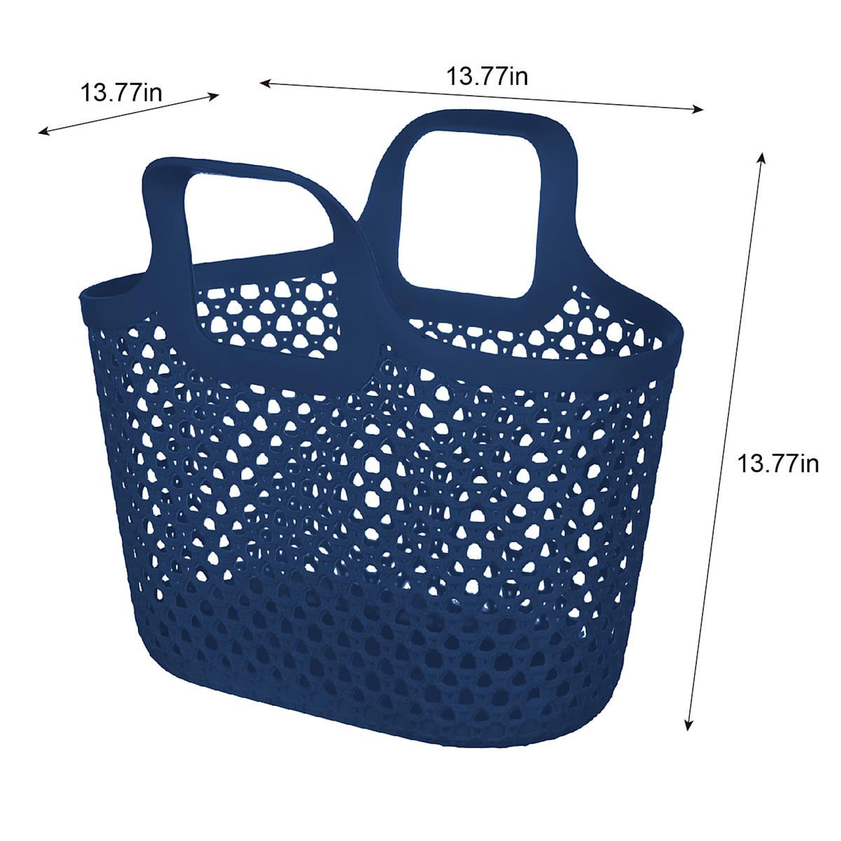at Home Flex 9 L Navy Blue Laundry Tote