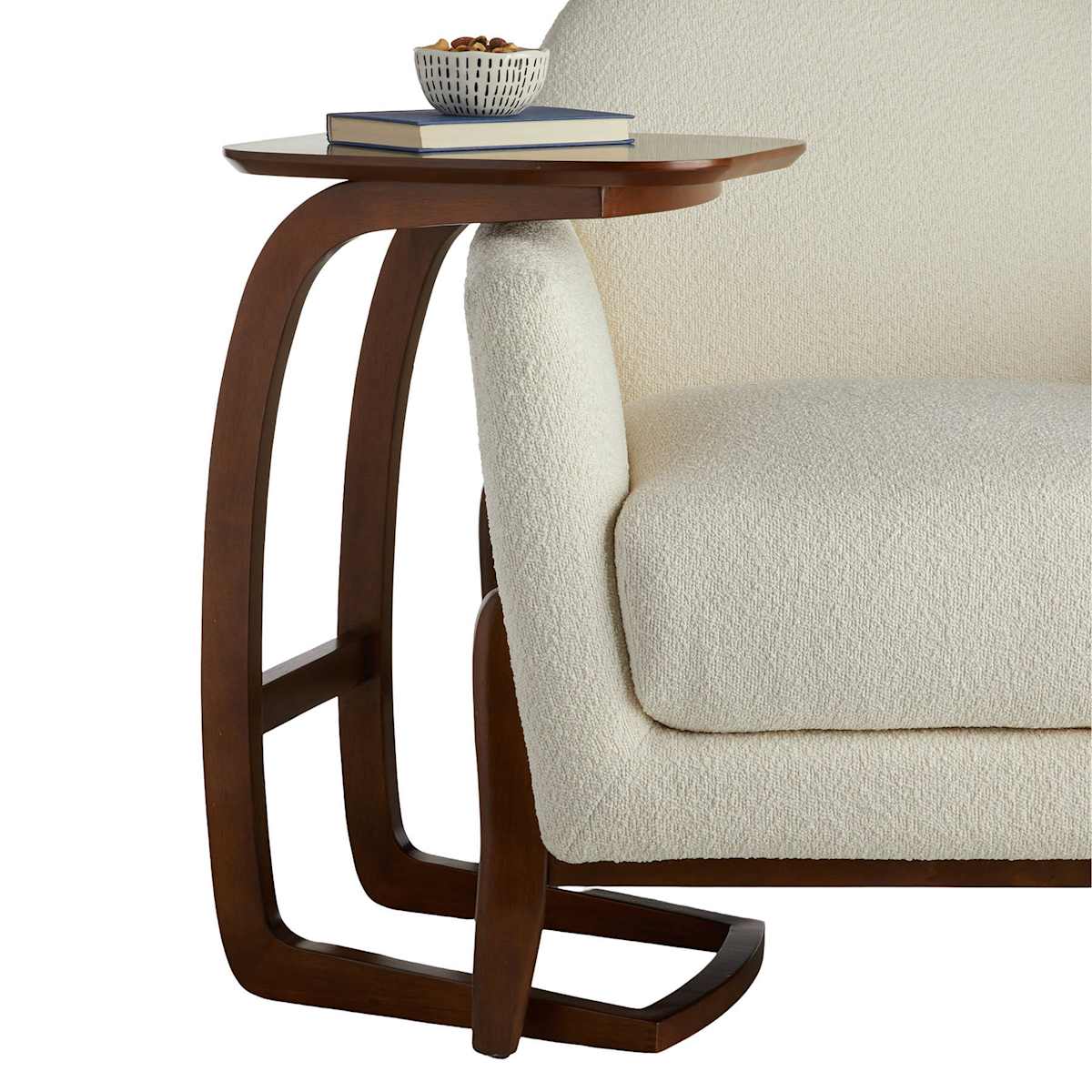 Colt Pull Up Table Walnut Finish Colt Pull Up Table Walnut Finish