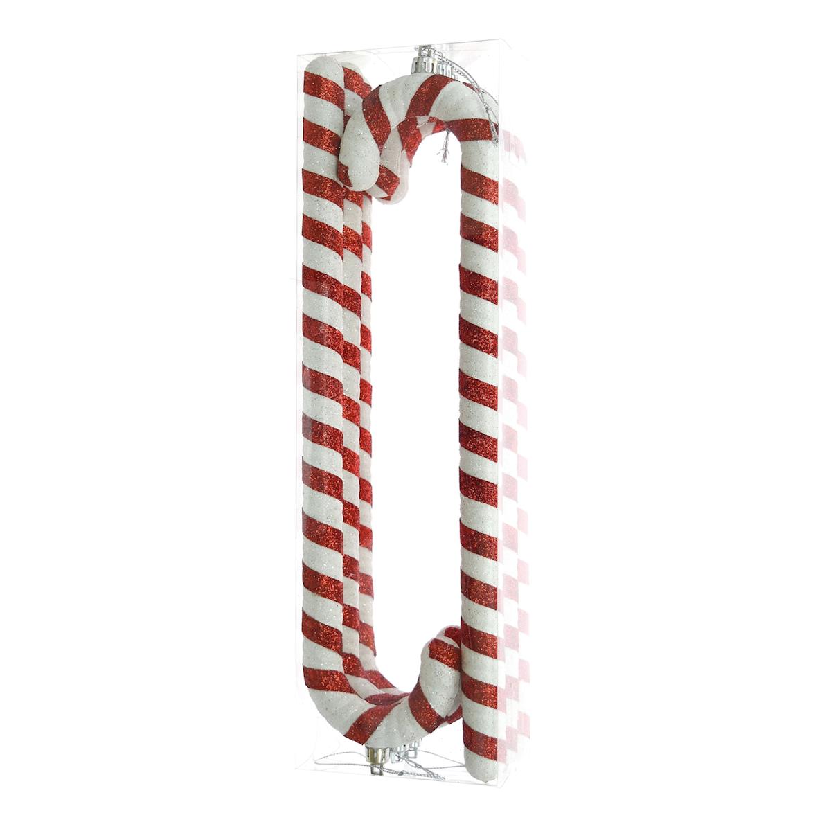 6 Count Oversized Candy Cane Ornaments 14 Christmas Ornaments At Home