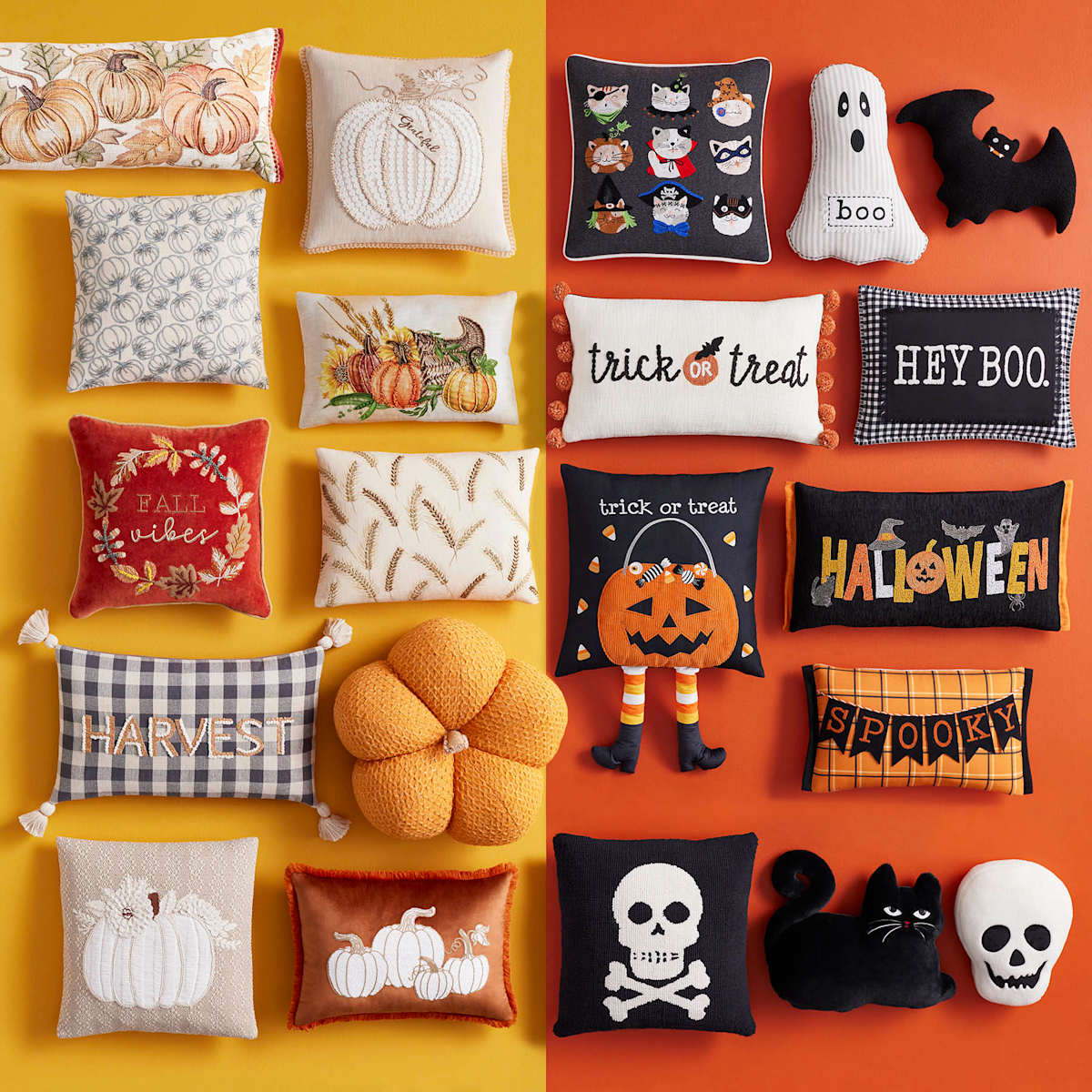 Black Cat Shaped Halloween Throw Pillow 20 At Home