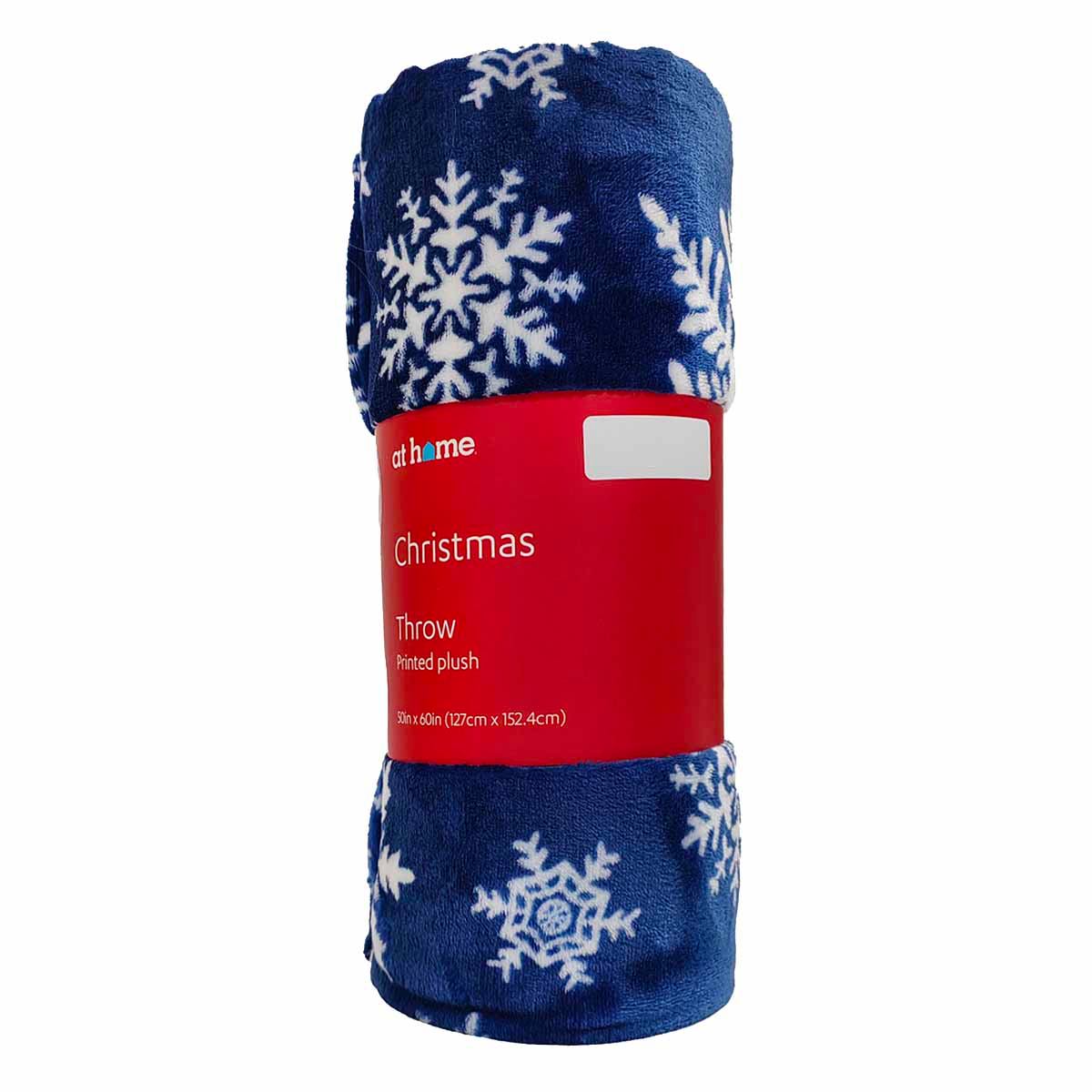 Navy plush throw blanket 2025