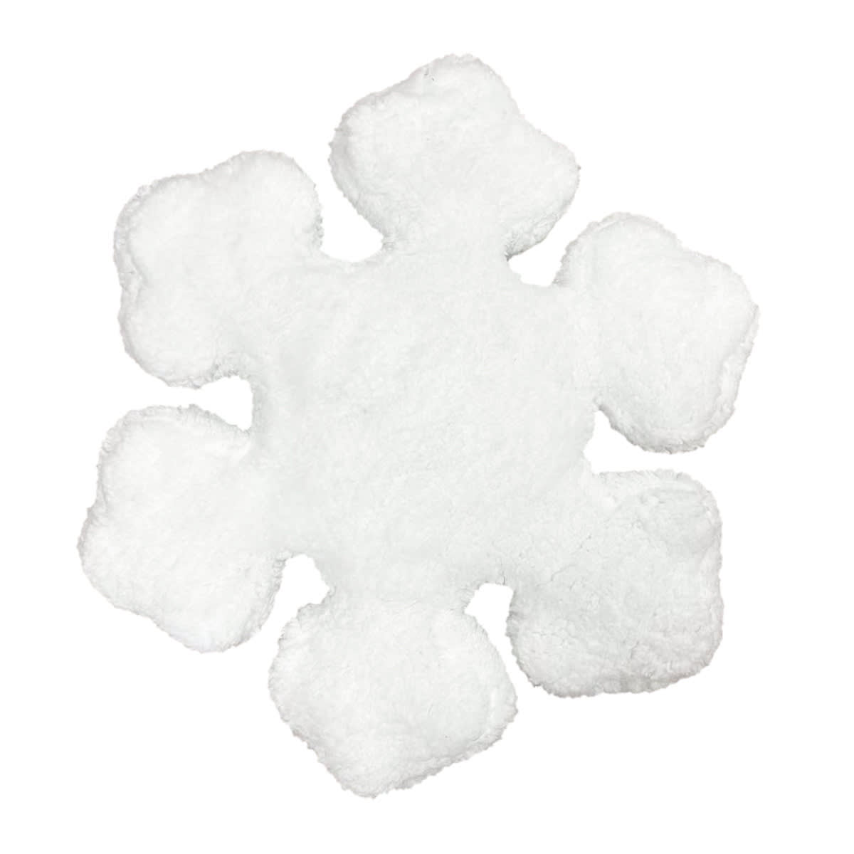Snowflake Shaped Throw Pillow 18in Festive Holiday Decor At Home