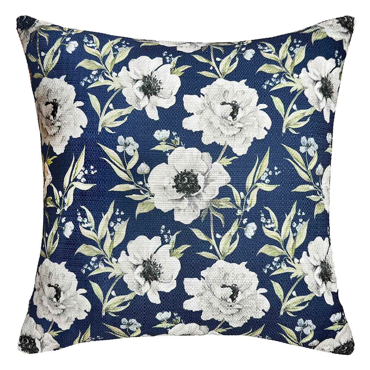 Peony throw pillow top