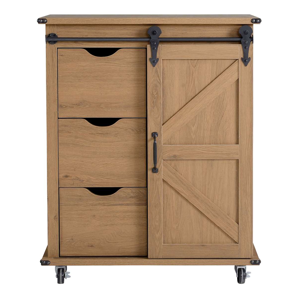 Small cabinet with barn doors sale
