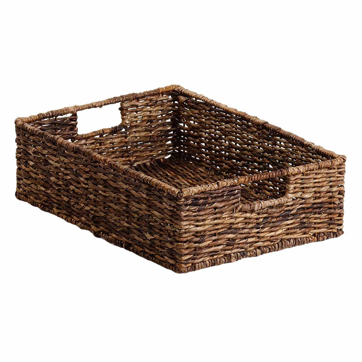 Woven Abaca Under Bed Storage Basket, Large Woven Abaca Under Bed Storage Basket, Large