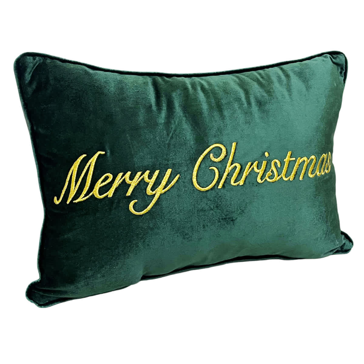 Merry Christmas Velvet Throw Pillow 14x20 Providence Holiday Decor At Home