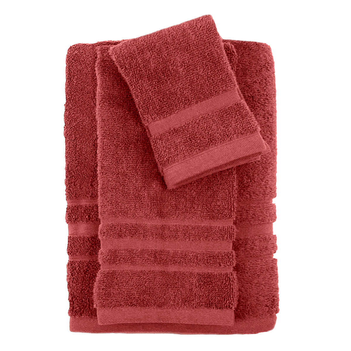 Essential Solid Terracotta Bath Towel 30x54